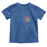 Be You LGBT Rainbow Dandelion Toddler T Shirt Pride Month Support