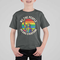 Rainbow Statue Of Liberty LGBTQ Pride T Shirt For Kid We The People Means Everyone