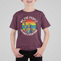 Rainbow Statue Of Liberty LGBTQ Pride T Shirt For Kid We The People Means Everyone