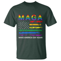 Make America Gay Again LGBTQ Pride T Shirt Funny Political Pride Graphic