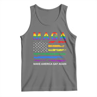 Make America Gay Again LGBTQ Pride Tank Top Funny Political Pride Graphic