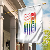 Rainbow RN Ally Pride Month Garden Flag LGBTQ Healthcare Worker