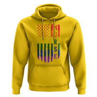 Rainbow RN Ally Pride Month Hoodie LGBTQ Healthcare Worker