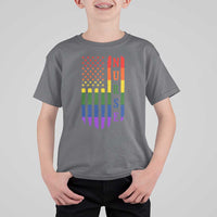 Rainbow RN Ally Pride Month T Shirt For Kid LGBTQ Healthcare Worker