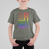 Rainbow RN Ally Pride Month T Shirt For Kid LGBTQ Healthcare Worker
