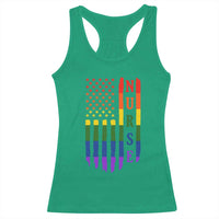 Rainbow RN Ally Pride Month Racerback Tank Top LGBTQ Healthcare Worker