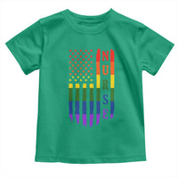 Rainbow RN Ally Pride Month Toddler T Shirt LGBTQ Healthcare Worker