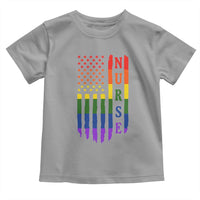 Rainbow RN Ally Pride Month Toddler T Shirt LGBTQ Healthcare Worker
