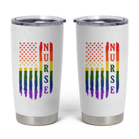 Rainbow RN Ally Pride Month Tumbler Cup LGBTQ Healthcare Worker