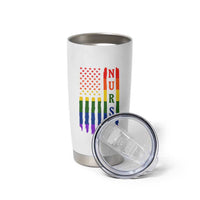 Rainbow RN Ally Pride Month Tumbler Cup LGBTQ Healthcare Worker