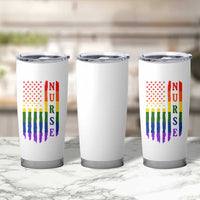 Rainbow RN Ally Pride Month Tumbler Cup LGBTQ Healthcare Worker