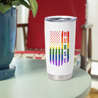 Rainbow RN Ally Pride Month Tumbler Cup LGBTQ Healthcare Worker