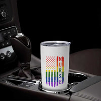 Rainbow RN Ally Pride Month Tumbler Cup LGBTQ Healthcare Worker