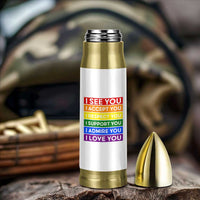 I See Accept Respect Support Admire Love You Bullet Tumbler LGBT Ally Pride Graphic