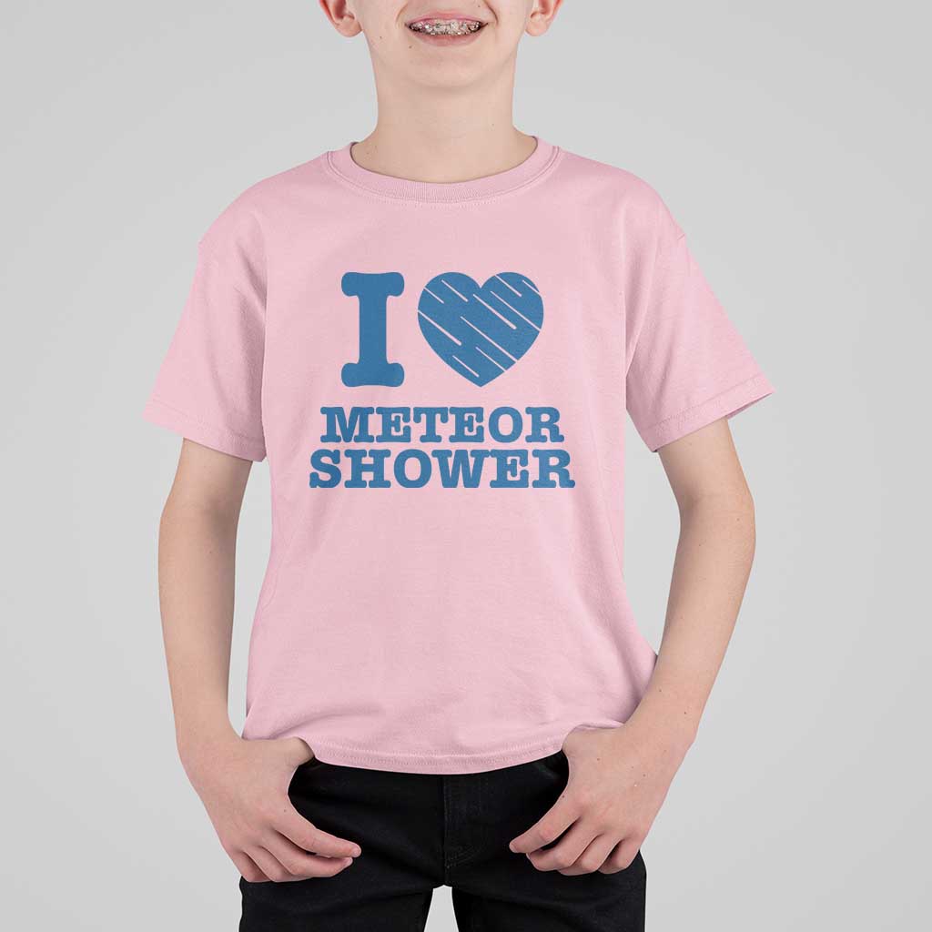 Meteor Shower Lover T Shirt For Kid Astronomy Enthusiast Gift