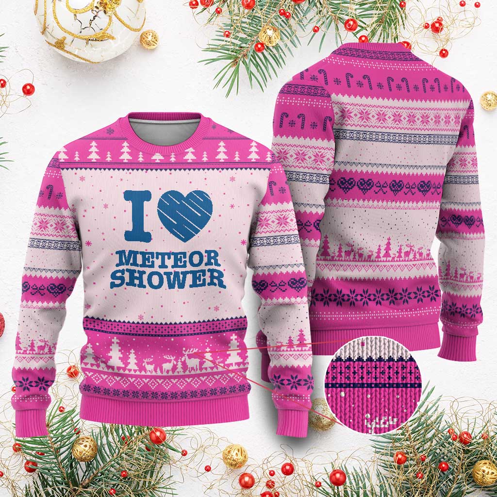 Meteor Shower Lover Ugly Christmas Sweater Astronomy Enthusiast Gift