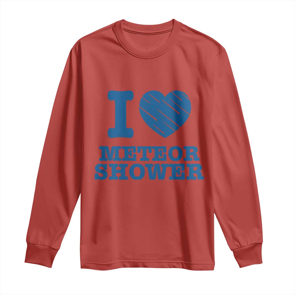 Meteor Shower Lover Long Sleeve Shirt Astronomy Enthusiast Gift
