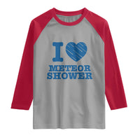 Meteor Shower Lover Raglan Shirt Astronomy Enthusiast Gift