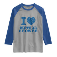 Meteor Shower Lover Raglan Shirt Astronomy Enthusiast Gift