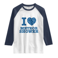 Meteor Shower Lover Raglan Shirt Astronomy Enthusiast Gift