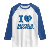 Meteor Shower Lover Raglan Shirt Astronomy Enthusiast Gift