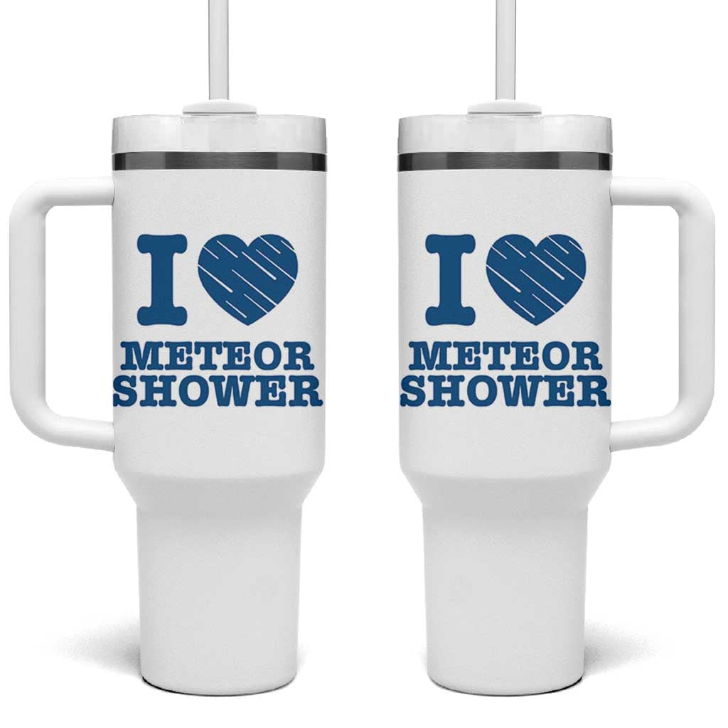 Meteor Shower Lover Tumbler With Handle Astronomy Enthusiast Gift
