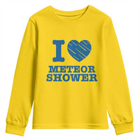 Meteor Shower Lover Youth Sweatshirt Astronomy Enthusiast Gift