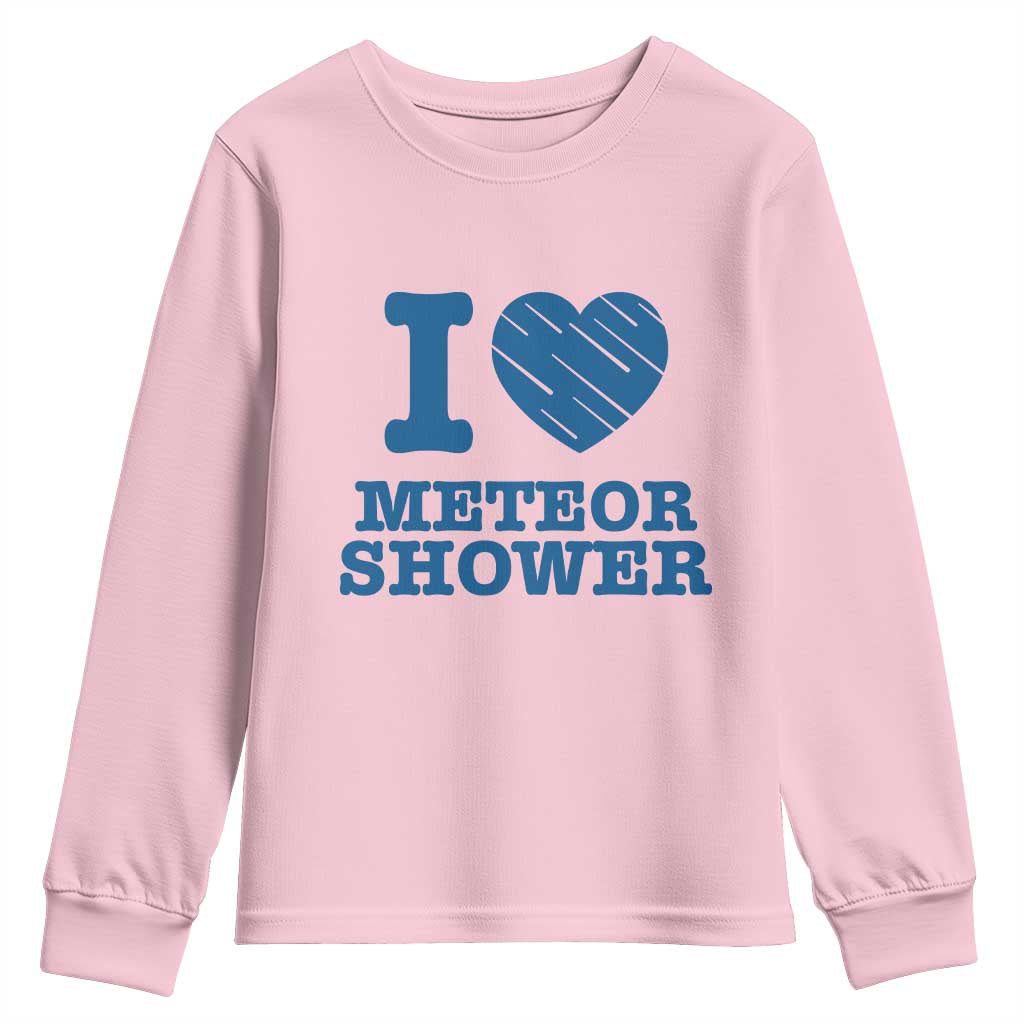 Meteor Shower Lover Youth Sweatshirt Astronomy Enthusiast Gift