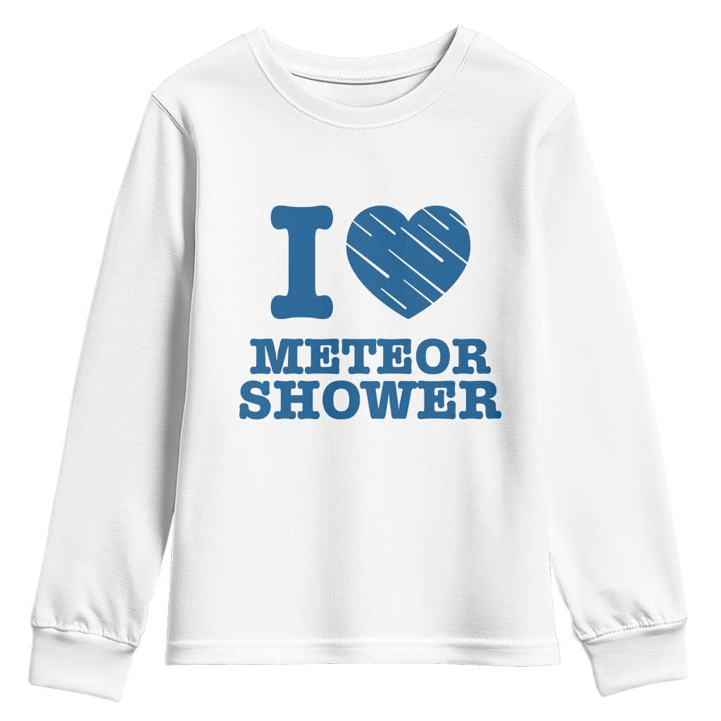 Meteor Shower Lover Youth Sweatshirt Astronomy Enthusiast Gift