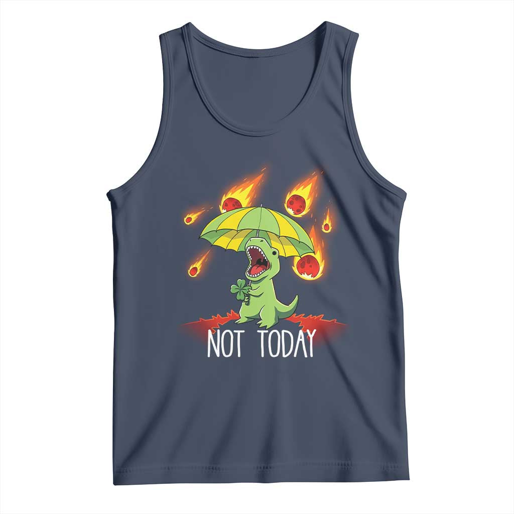 Dinosaur Meteor Shower Astronomy Humor Tank Top Not Today