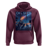 Funny Dinosaur Meteorite Hoodie Astronomy Lover Gift
