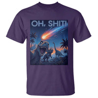 Funny Dinosaur Meteorite T Shirt Astronomy Lover Gift
