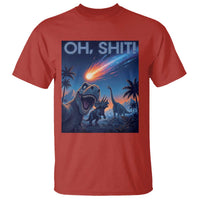 Funny Dinosaur Meteorite T Shirt Astronomy Lover Gift