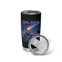 Funny Dinosaur Meteorite Tumbler Cup Astronomy Lover Gift