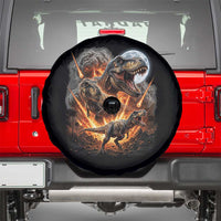 Funny Dinosaur Meteorite Strike Spare Tire Cover Epic Paleontology Gift