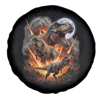 Funny Dinosaur Meteorite Strike Spare Tire Cover Epic Paleontology Gift