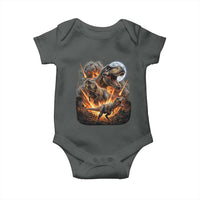Funny Dinosaur Meteorite Strike Baby Onesie Epic Paleontology Gift
