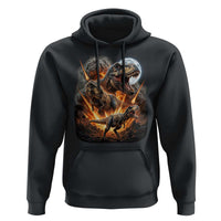 Funny Dinosaur Meteorite Strike Hoodie Epic Paleontology Gift