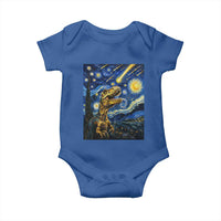 Dinosaur Starry Night Meteor Shower Baby Onesie Astronomy Lover Gift