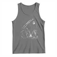 Bigfoot Camping Under Meteor Showers Tank Top Stargazer Gift