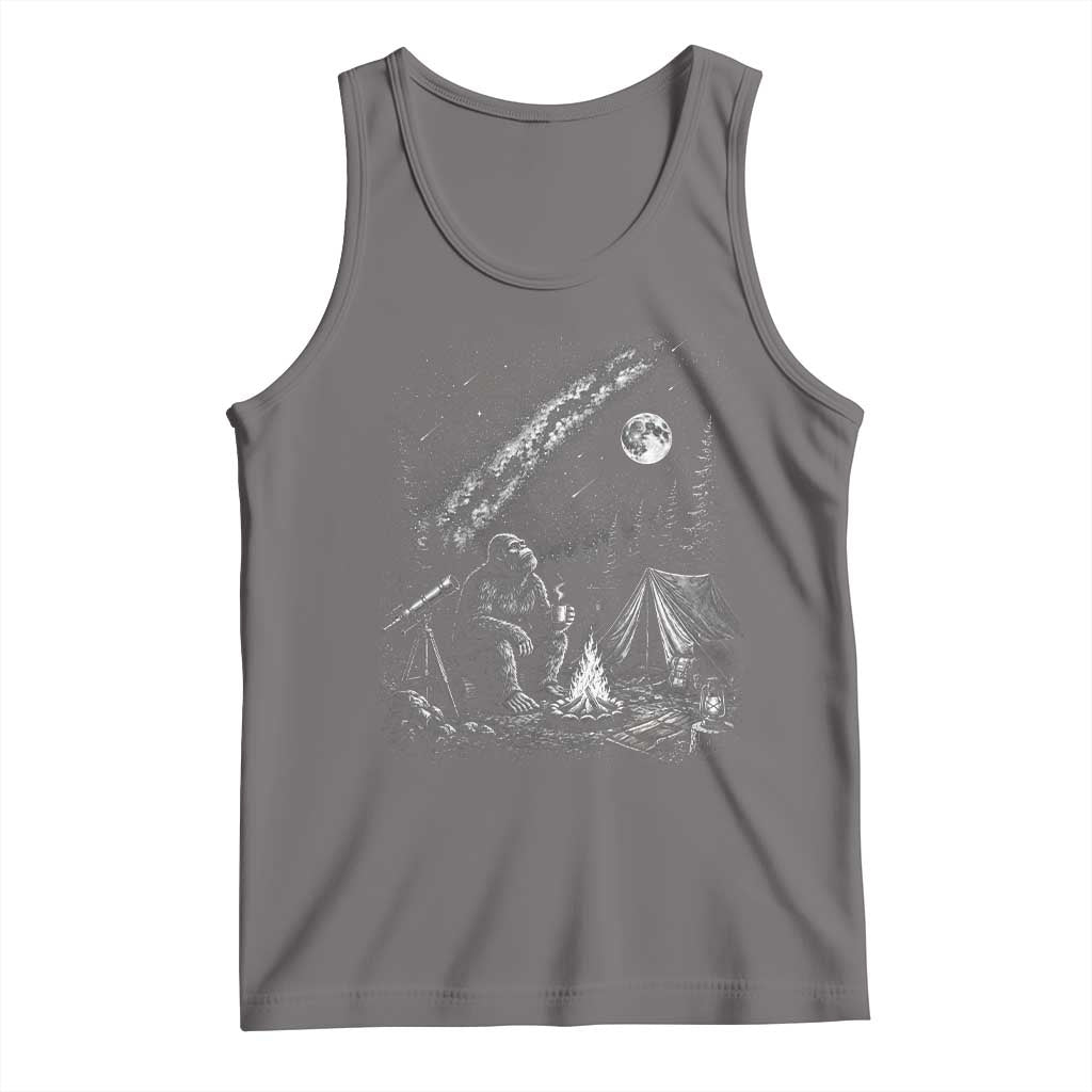 Bigfoot Camping Under Meteor Showers Tank Top Stargazer Gift