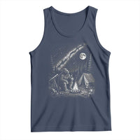 Bigfoot Camping Under Meteor Showers Tank Top Stargazer Gift