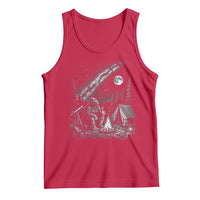 Bigfoot Camping Under Meteor Showers Tank Top Stargazer Gift