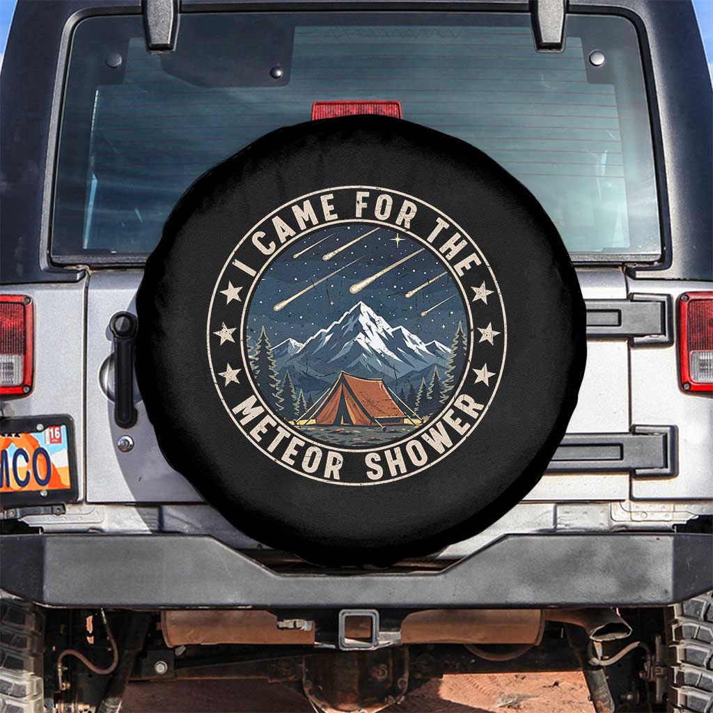 I Came For The Meteor Shower Spare Tire Cover Funny Astronomy Camping