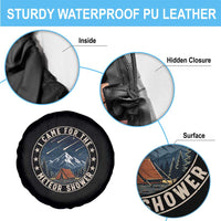 I Came For The Meteor Shower Spare Tire Cover Funny Astronomy Camping
