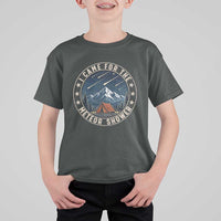 I Came For The Meteor Shower T Shirt For Kid Funny Astronomy Camping