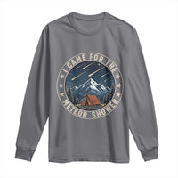 I Came For The Meteor Shower Long Sleeve Shirt Funny Astronomy Camping
