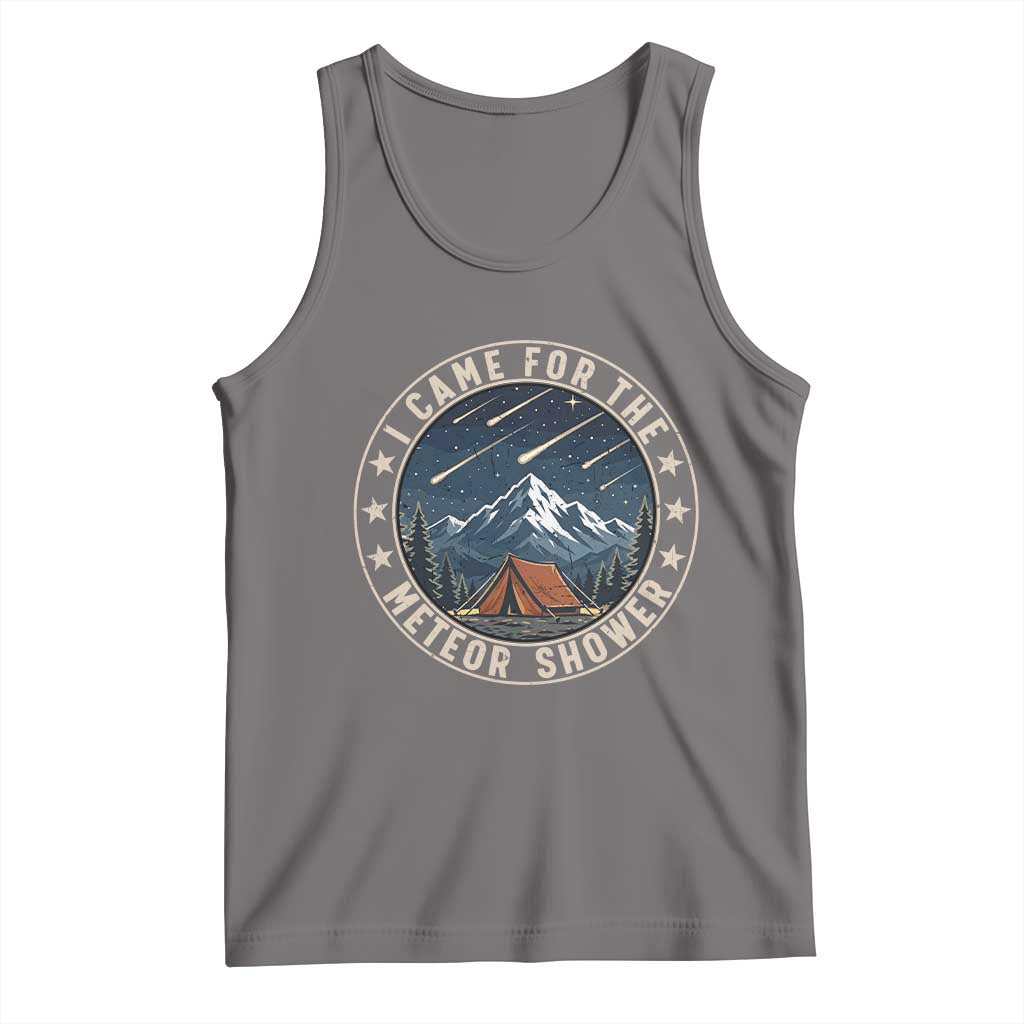 I Came For The Meteor Shower Tank Top Funny Astronomy Camping