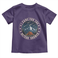 I Came For The Meteor Shower Toddler T Shirt Funny Astronomy Camping