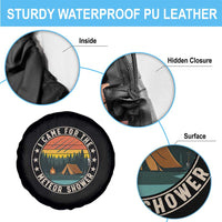 I Came For The Meteor Shower Spare Tire Cover Stargazer Camping Gift